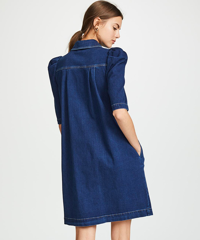 Location Robe Denim Collared See By Chloé 3