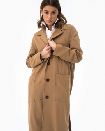 Trench Belted Wool