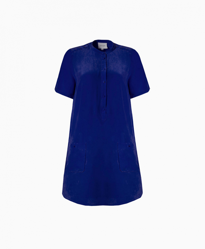 robe sezane bleu marine