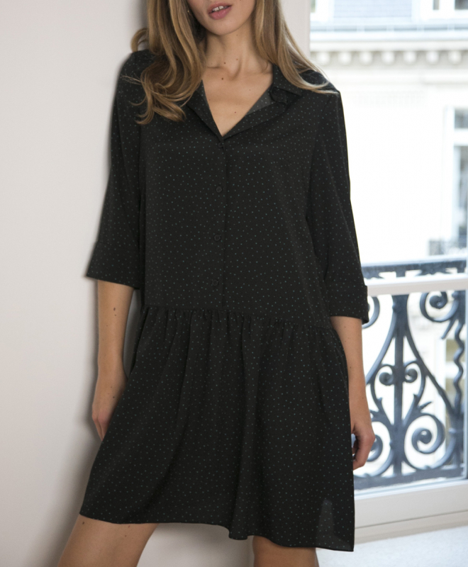 robe noire tara jarmon